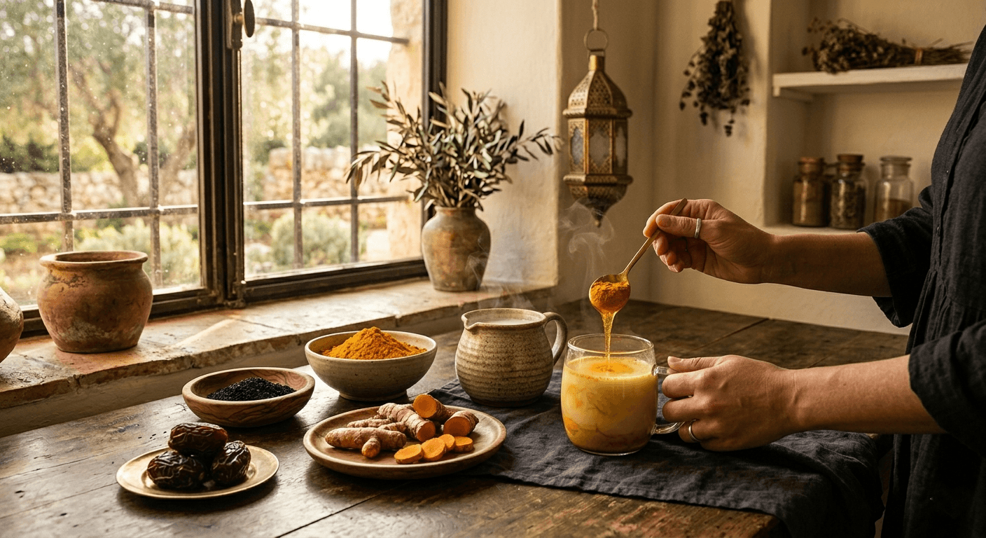 Golden Turmeric Honey Brew
